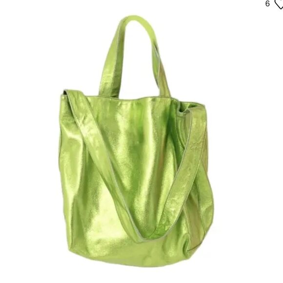 Christian Peau Metallic Tote Bag - Picture 2 of 6